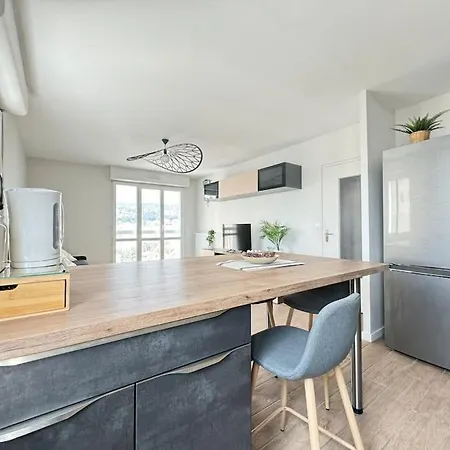 Apartman Jolie F3 Berthelot , Equipe - Wi-fi , Cl-fd Berthelot 10eme Clermont-Ferrand