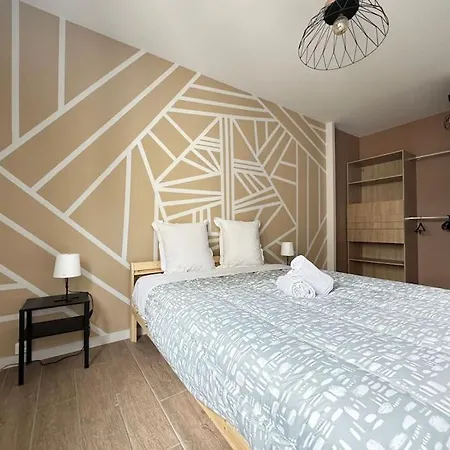 Apartman Jolie F3 Berthelot , Equipe - Wi-fi , Cl-fd Berthelot 10eme Clermont-Ferrand